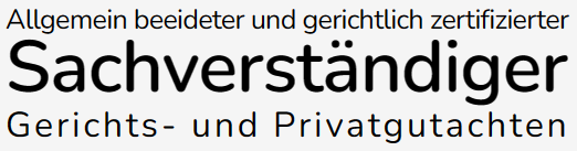Alexander Riml Sachverständiger Gutachten Überwachung Beratung Planung Schulung Umsetzung
